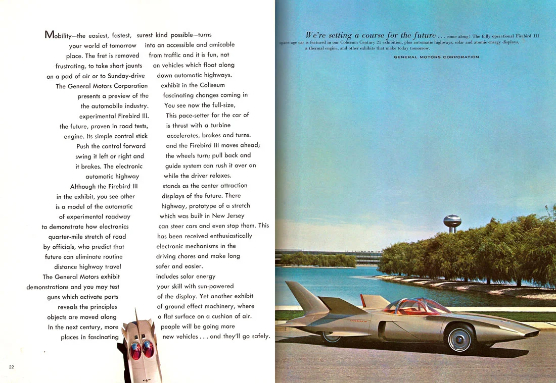 GM Car of the Future (1962) — Paleofuture